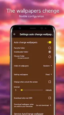 Sunset Wallpapers 4K android App screenshot 1